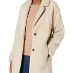 Amazon Essentials Giacca con Rever Oversize in Pile Pelosa Donna