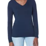 Amazon Essentials Maglione con Scollo A v A Maniche Lunghe Leggera con vestibilità Classica Donna