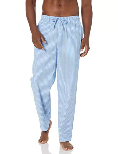Amazon Essentials Pantaloni del Pigiama in Tessuto con Taglio Dritto Uomo