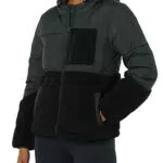 Amazon Essentials Piumino In Sherpa Donna, Nero, XX