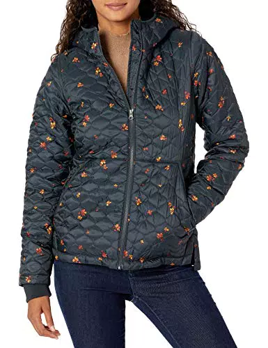 Amazon Essentials Piumino Leggero con Cappuccio Impermeabile Foderato in Sherpa Donna