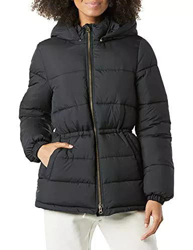 Amazon Essentials Piumino Pesante con Coulisse in Vita Donna