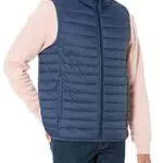 Amazon Essentials Piumino Leggero Smanicato Impermeabile da uomo, nero