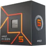 AMD Processore Ryzen 5 7600, 6 Core/12 Thread, Boost di Frequenza fino a 5.1 GHz