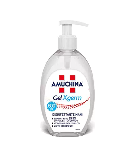 AMUCHINA Gel Mani Disinfettante, Trasparente, 1 pezzo