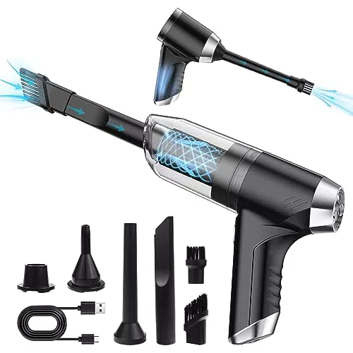 Angevol Aspirapolvere manuale a batteria con aspirazione 12000 Pa