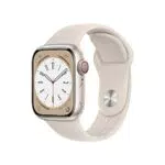 Apple Watch Series 8 Smartwatch con cassa in acciaio inossidabile color grafite con Loop in maglia milanese color grafite. Fitness tracker