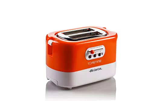 Ariete 159 Toastime, Tostapane bianco, Capacità 2 fette