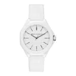 Armani Exchange AX4602 orologio da uomo con movimento a tre lancette in silicone, 40 Mm