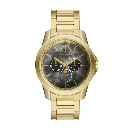 Armani Exchange Orologio da uomo, quarzo multifunzione