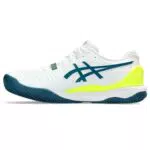 ASICS Resolution 9 Clay Uomo Scarpe da Tennis Bianco Turchese