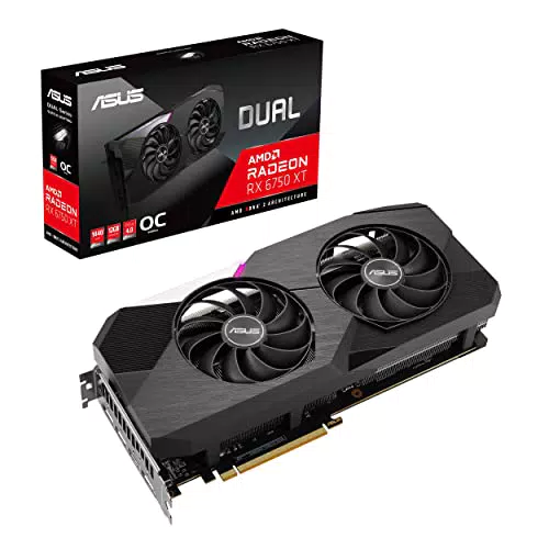 ASUS Dual AMD Radeon RX 6750 XT OC Edition Scheda Grafica