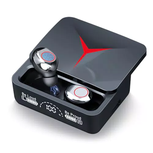 Auricolari Bluetooth 5.3 Wireless, Cuffie Bluetooth con HiFi Stereo Auricolare in Ear Riproduzione di 140 0re