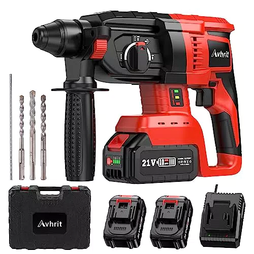 Avhrit 2023 Tassellatore a Batteria Aggiornato, con 2 Pacchetti di Batterie al Litio Portatili