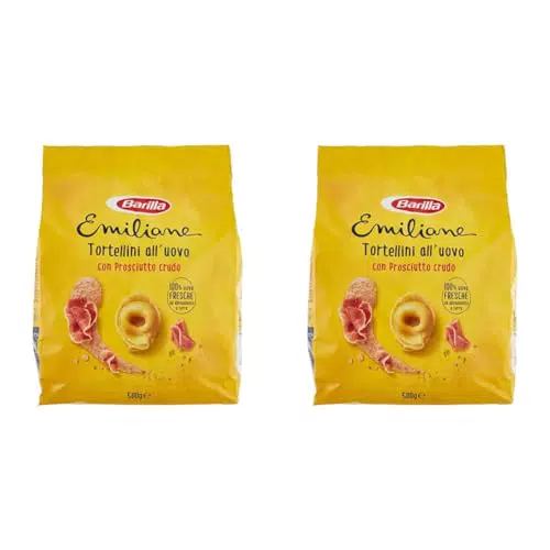 Barilla Pasta all'Uovo Ripiena Le Emiliane Tortellini con Prosciutto Crudo