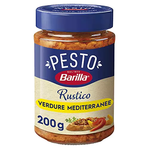 Barilla Sugo Pesto Rustico Mediterraneo, con Zucchine