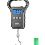 Bilancia per Pesci, Bilancia per Bagagli 110lb/50kg Bilancia da Pesca da Appendere con Display LCD Retroilluminato
