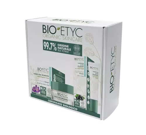 Bio-Etyc Organic Skincare - Cofanetto Idratazione contiene: Crema Viso Idratante 50ml