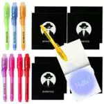 BONNYCO Penna Invisibile e Taccuino, 8 Pezzi Gadget Compleanno Bambini