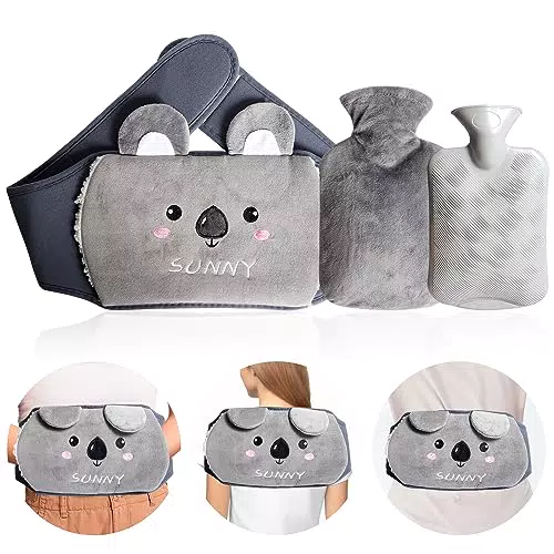 Borsa Dell'acqua Calda Con Coperchio, Cintura Per Borsa Dell'acqua Calda Con Morbida Copertura in Peluche