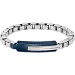 BOSS Jewelry Braccialetto a catena da uomo Collezione ORLADO, argento