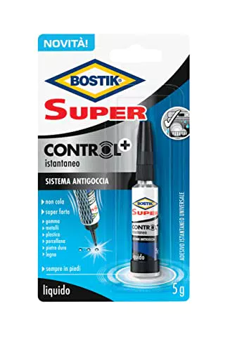 Bostik Super Control Colla Istantanea con Sistema Antigoccia Trasparente