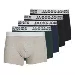 Boxer da uomo Jack & Jones con Logo, 5 pezzi