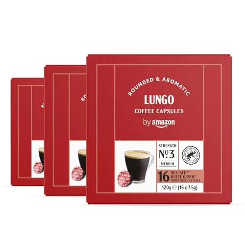 By Amazon Capsule compatibili Dolce Gusto Lungo, Tostatura media