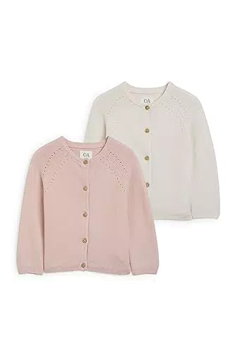 C&A Cardigan per bambine in cotone: 2 pezzi