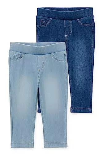 C&A Bambine Jeggings in tessuto elastico: 2 Pezzi