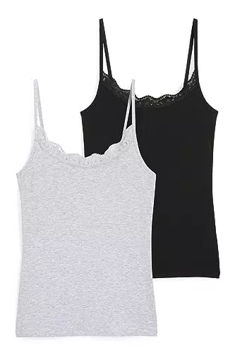 C&A canottiere con spalline, 2 pezzi