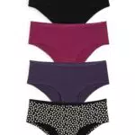 C&A Donna Coulotte Confezione Multipla: 4 Pezzi al Prezzo di 1 Nero