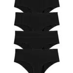 C&A mutande a Coulotte, 4 pezzi, nero