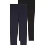 C&A Donna Leggings Confezione Multipla: 2 Pezzi al Prezzo di 1 Blu Scuro