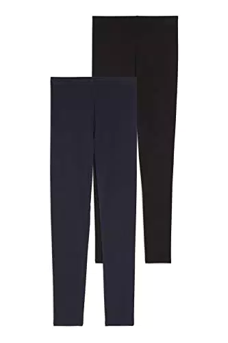 C&A Donna Leggings Confezione Multipla: 2 Pezzi al Prezzo di 1 Blu Scuro
