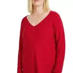 C&A maglione da donna, rosso scuro