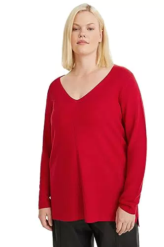C&A maglione da donna, rosso scuro