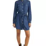 C&A Donna Vestito Jeans Blu 46