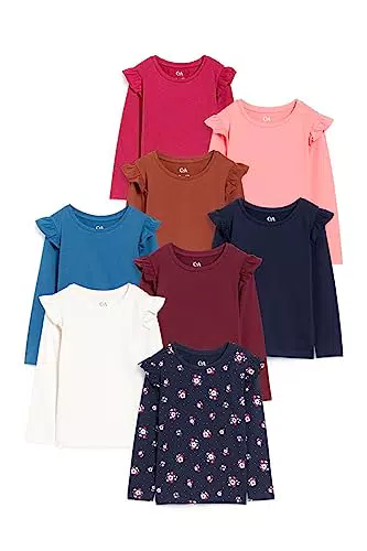 C&A T-Shirt da bambina, 8 pezzi