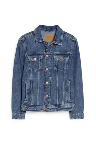C&A Giacca di jeans da uomo,  jeans blu