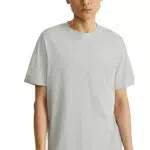 C&A Uomo T-Shirt Grigio Chiaro Melange M