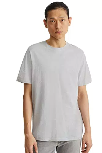 C&A Uomo T-Shirt Grigio Chiaro Melange M