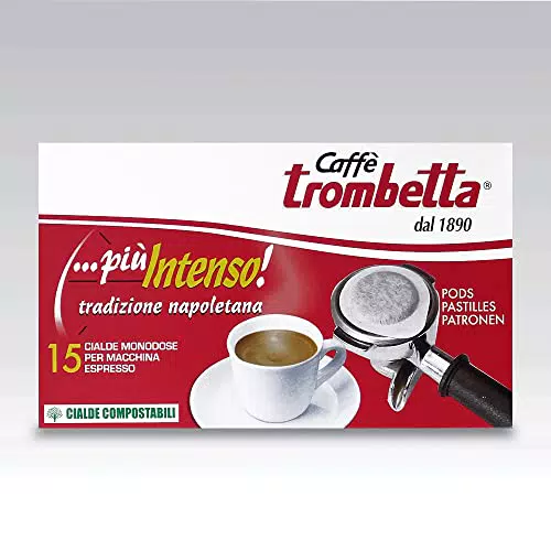 CAFFÉ TROMBETTA DAL 1890 ESE, Più Intenso - 15 Cialde