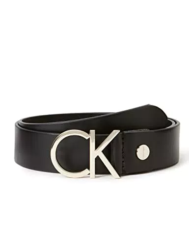 Calvin Klein Cintura Donna Ck Logo Belt 3.5 cm Cintura in Pelle