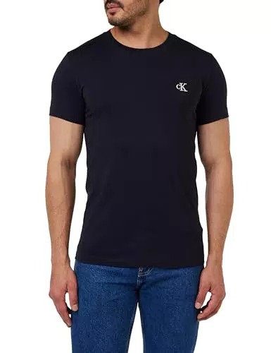 maglietta a maniche corte Calvin Klein Jeans, nero, L