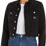 Calvin Klein Jeans Giacca Corta Anni '90 in Jeans, Denim Black