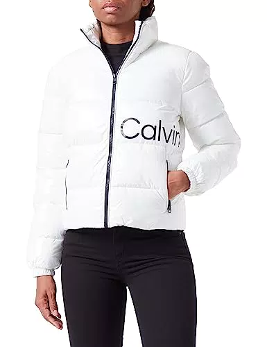 Calvin Klein Jeans Giacca Donna Shiny Short Fitted Giacca Invernale