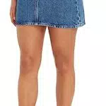 Calvin Klein Jeans Gonna in Jeans A-Line Corta, Blu