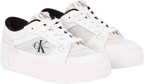 Calvin Klein Jeans Sneakers Vulcanizzate Donna Bold Vulc Flat Laceup Scarpe