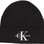 Calvin Klein MONOLOGO EMBRO BEANIE 160, Uomo, Black